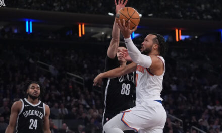 Knicks humillan a Nets por 120-66 y rompen racha de 4 derrotas con una paliza histórica
