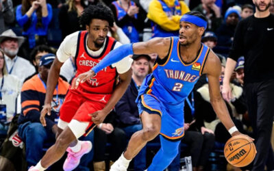 Gilgeous-Alexander anota 29 puntos y el Thunder, líder de la NBA, vence a los Pelicans 104-95