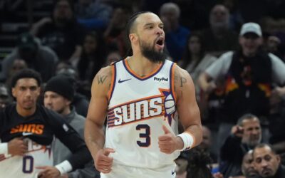 Dillon Brooks anotó 40 puntos, el máximo de su carrera, liderando a los Suns a vencer a los Pistons por 114-96.