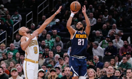 Murray suma 22 puntos y 17 asistencias; Nuggets rompen racha de 5 victorias de Celtics