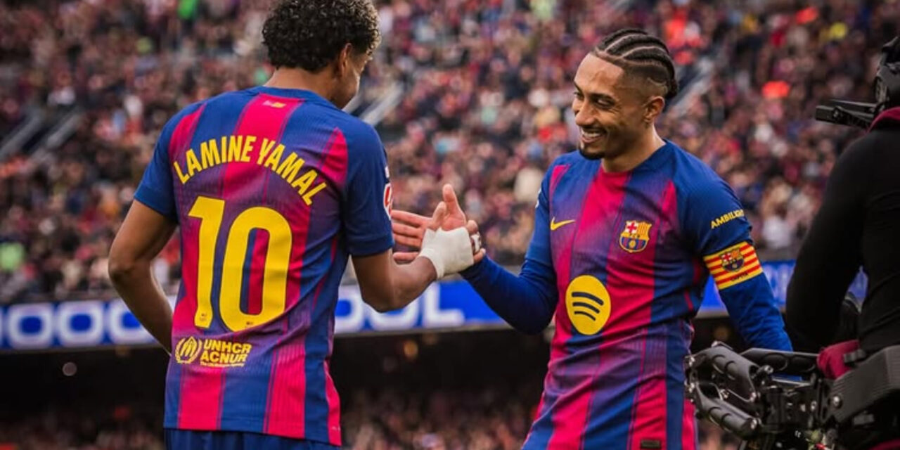 El primer triplete de Lamine Yamal tumba al Villarreal