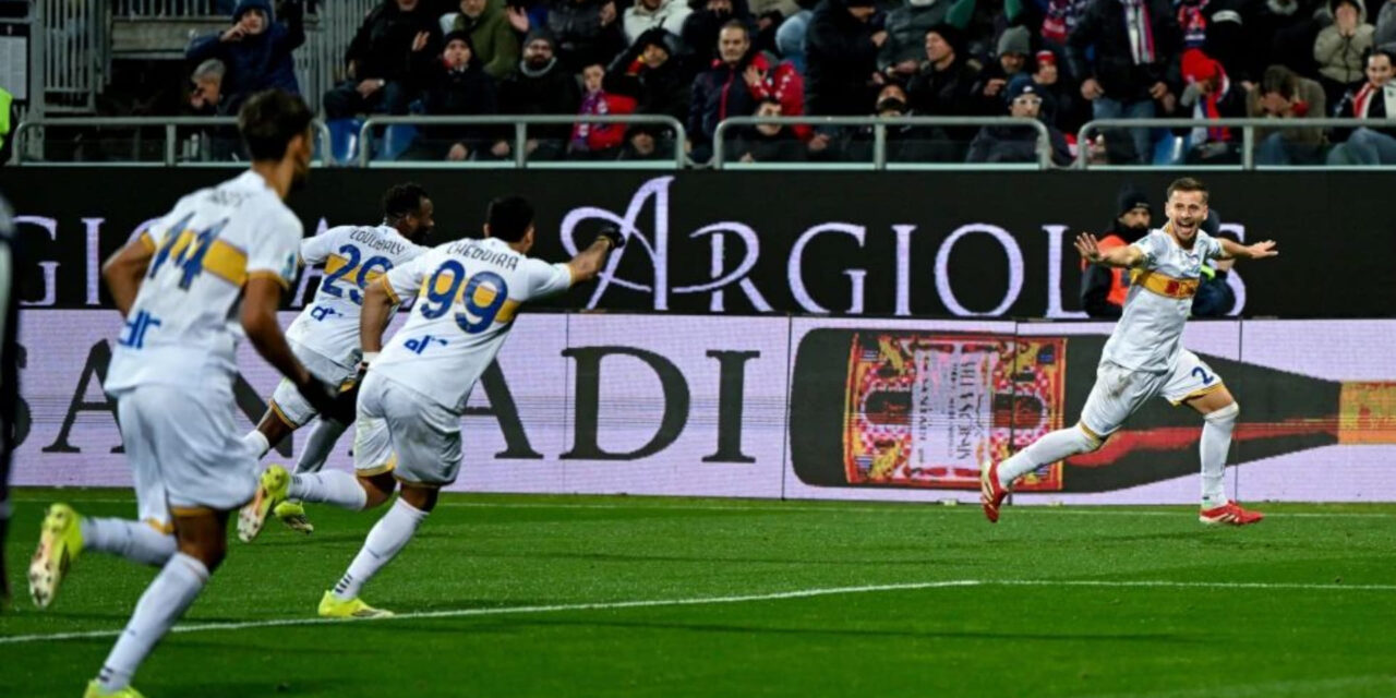 Lecce vuelve a ganar y se aleja de la zona de descenso de la Serie A