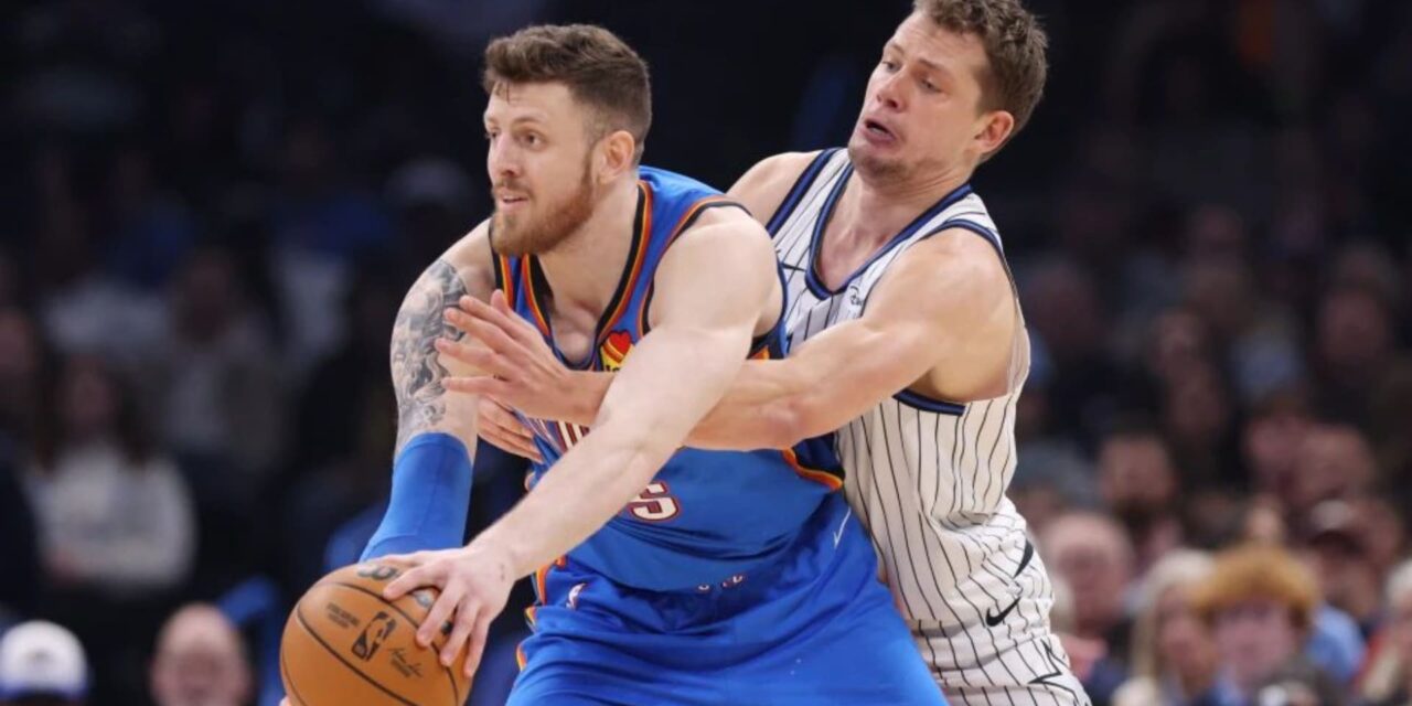 Isaiah Hartenstein logra su primer triple-doble y el Thunder vence 128-92 al Magic