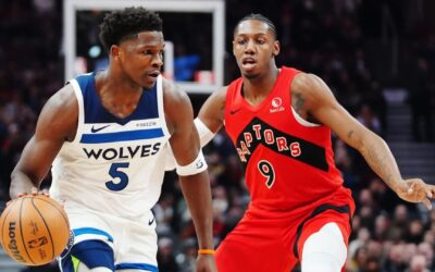 Timberwolves consiguen su quinta victoria en seis juegos al vencer 128-126 a los Raptors