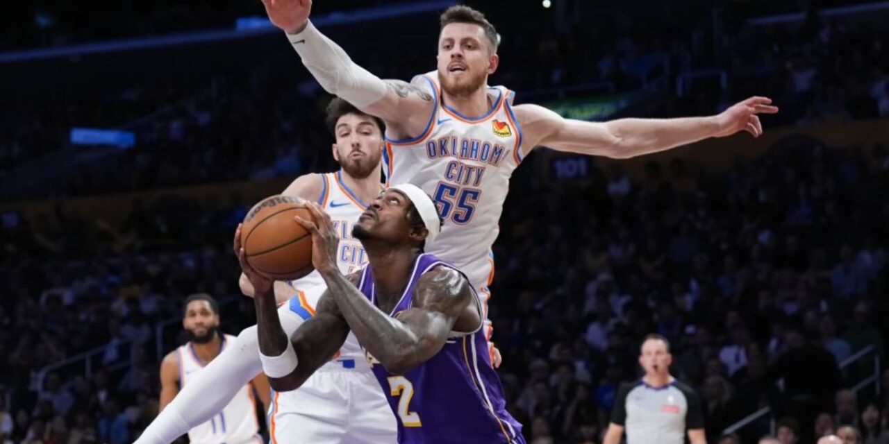 Jalen Williams regresa de su lesión y lidera al Thunder ante los Lakers por 119-110 con SGA y Luka fuera