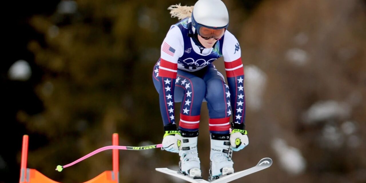 Vonn cubrió sin aparentes problemas la pista Tofana en el entrenamiento para el descenso