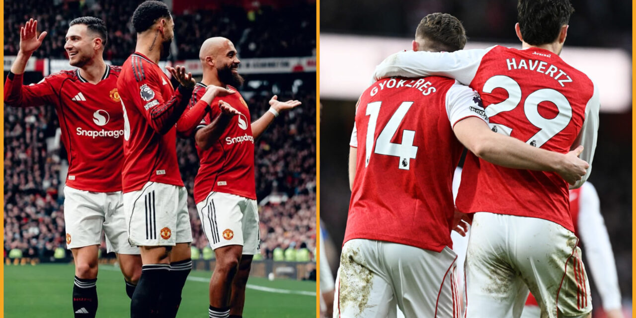 Manchester United gana y suma cuatro victorias seguidas con Carrick, Arsenal amplía ventaja a 9 puntos