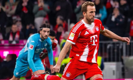 Kane anota doblete y Díaz añade una tripleta en goleada 5-1 dell Bayern ante Hoffenheim