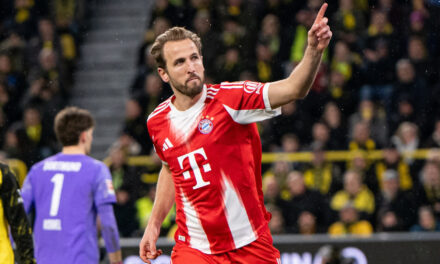 Kane anota 2 y el Bayern derrota al Dortmund para abrir brecha de 11 puntos en la Bundesliga