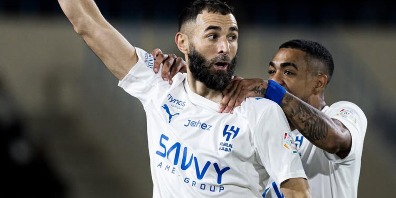 Triplete de Benzema en su debut con el Al Hilal