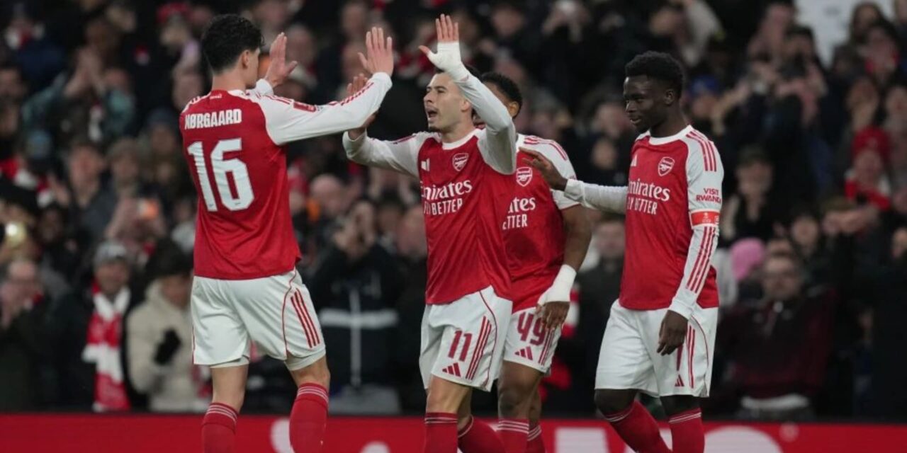 Arsenal golea al Wigan 4-0 en un domingo sin sorpresas en la Copa FA
