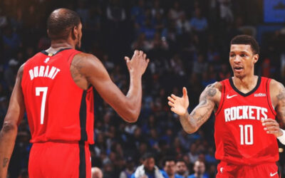 Rockets vencieron al Thunder con un equipo reducido por 112-106