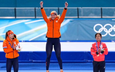 Jutta Leerdam gana el oro olímpico en 1.000 metros con Jake Paul en las gradas