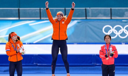 Jutta Leerdam gana el oro olímpico en 1.000 metros con Jake Paul en las gradas