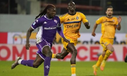 Gol de Kean da a Fiorentina un triunfo vital en duelo por el descenso en Serie A