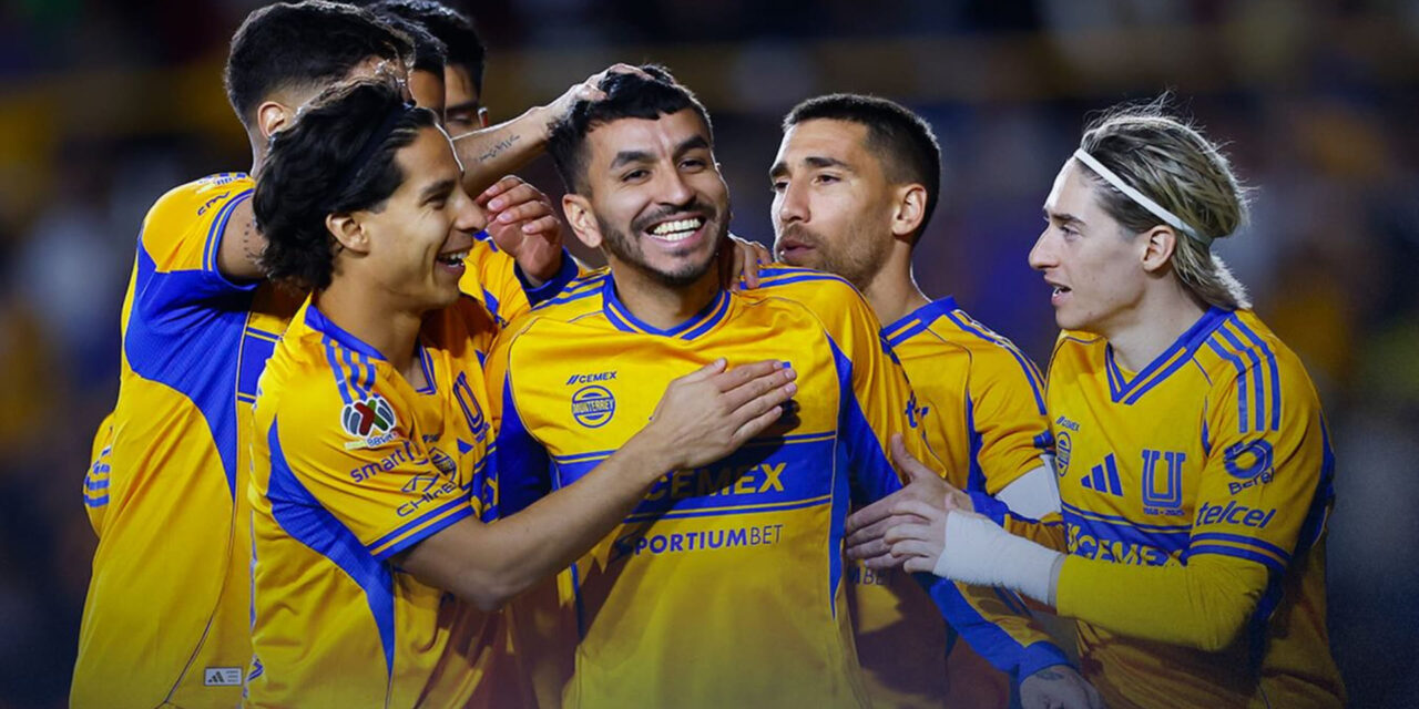 Tigres golea a Santos 