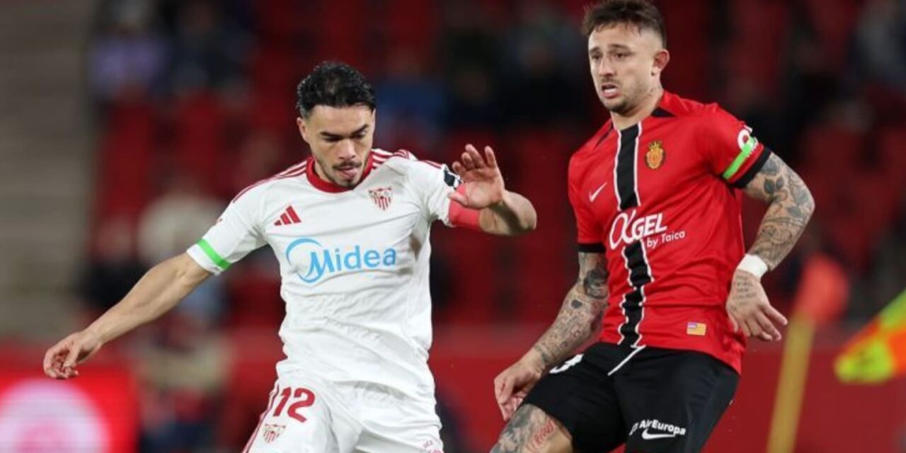 Muriqi anota en la victoria 4-1 de Mallorca sobre Sevilla