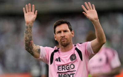 Lionel Messi sufre distensión en el isquiotibial izquierdo y podría perderse el debut de Inter Miami