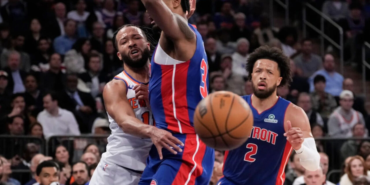 Los 42 puntos y 13 asistencias de Cunningham llevan a los Pistons a una victoria por 126-111 sobre los Knicks