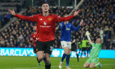Sesko da al Man United el triunfo en Everton