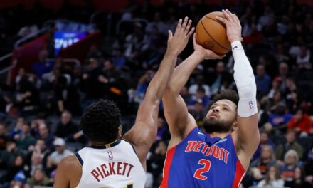 Cade Cunningham anotó 29 puntos para liderar a los Pistons a la victoria por 124-121 sobre los Nuggets
