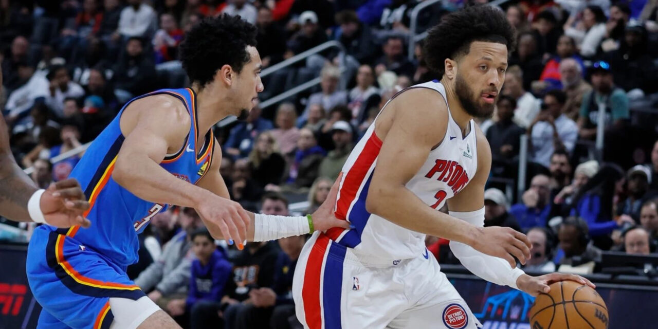 Duren y Cunningham lideran a los Pistons ante un Thunder con pocos jugadores, 124-116