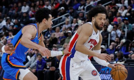 Duren y Cunningham lideran a los Pistons ante un Thunder con pocos jugadores, 124-116
