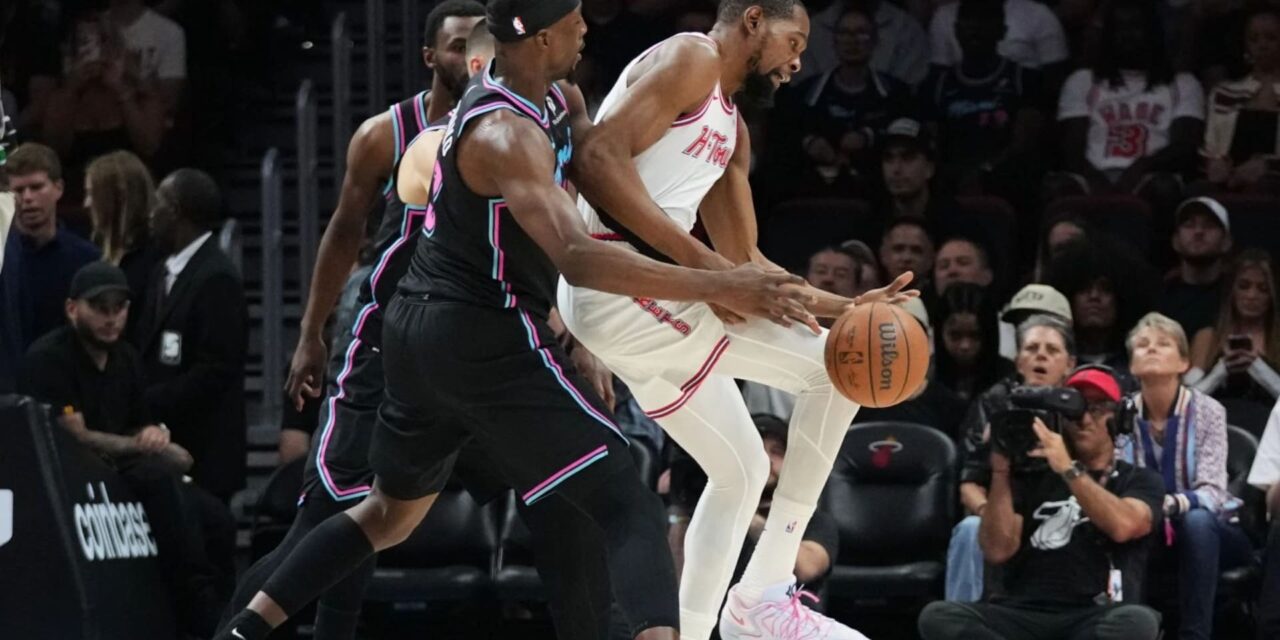 Adebayo anota 24, Larsson suma 20 y el Heat resiste para vencer 115-105 a los Rockets