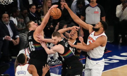 Los Knicks superan a los Nuggets 134-127 en dos tiempos extra