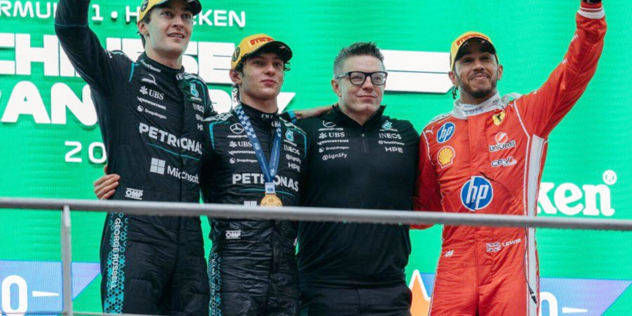 Kimi Antonelli logra su primera victoria en China y amplía el dominio de Mercedes en la F1