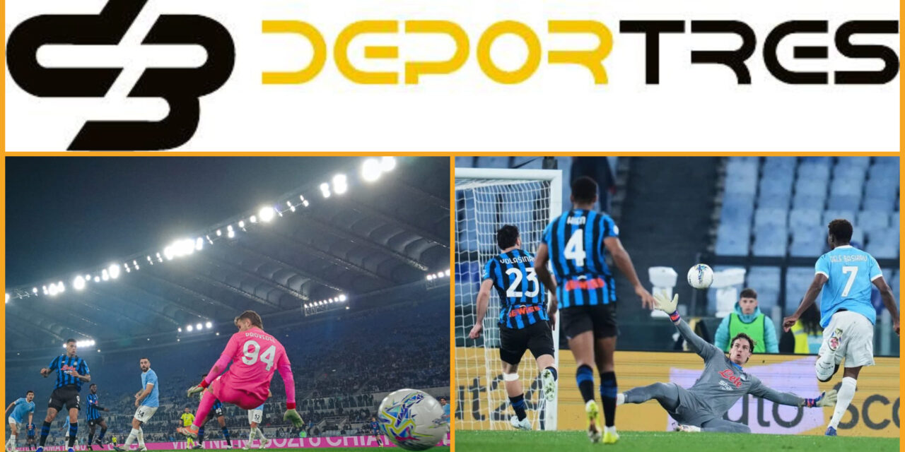 Lazio y Atalanta empatan 2-2 en la ida de las semifinales de la Copa de Italia(Video D3 completo 12:00 PM)