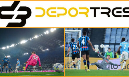 Lazio y Atalanta empatan 2-2 en la ida de las semifinales de la Copa de Italia(Video D3 completo 12:00 PM)