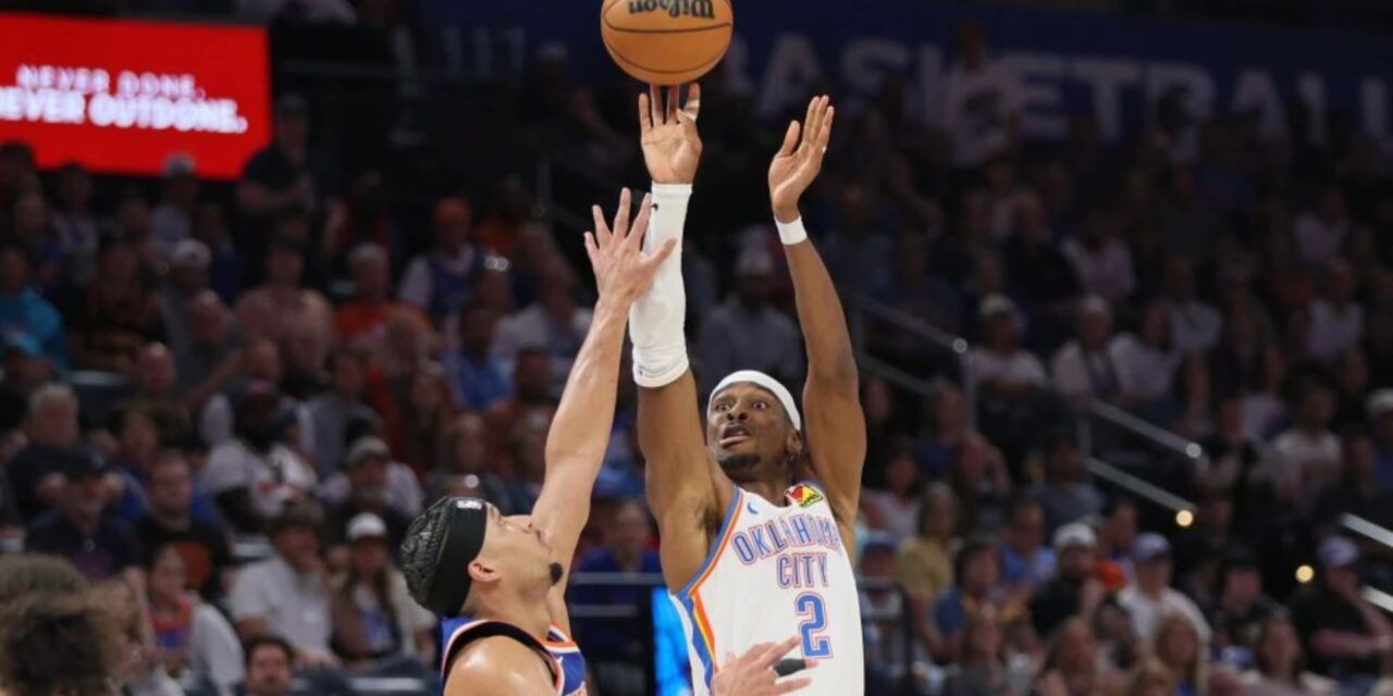 Gilgeous-Alexander anota 30 puntos y cierra fuerte en triunfo del Thunder 111-100 ante Knicks