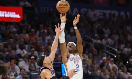 Gilgeous-Alexander anota 30 puntos y cierra fuerte en triunfo del Thunder 111-100 ante Knicks