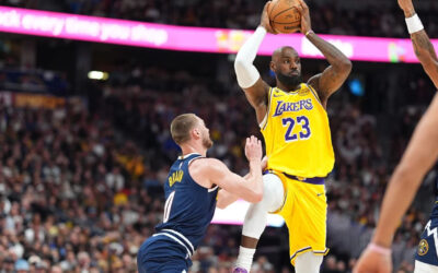 LeBron James rompe el récord de tiros de campo de la NBA en la derrota de los Lakers por 120-113 ante los Nuggets