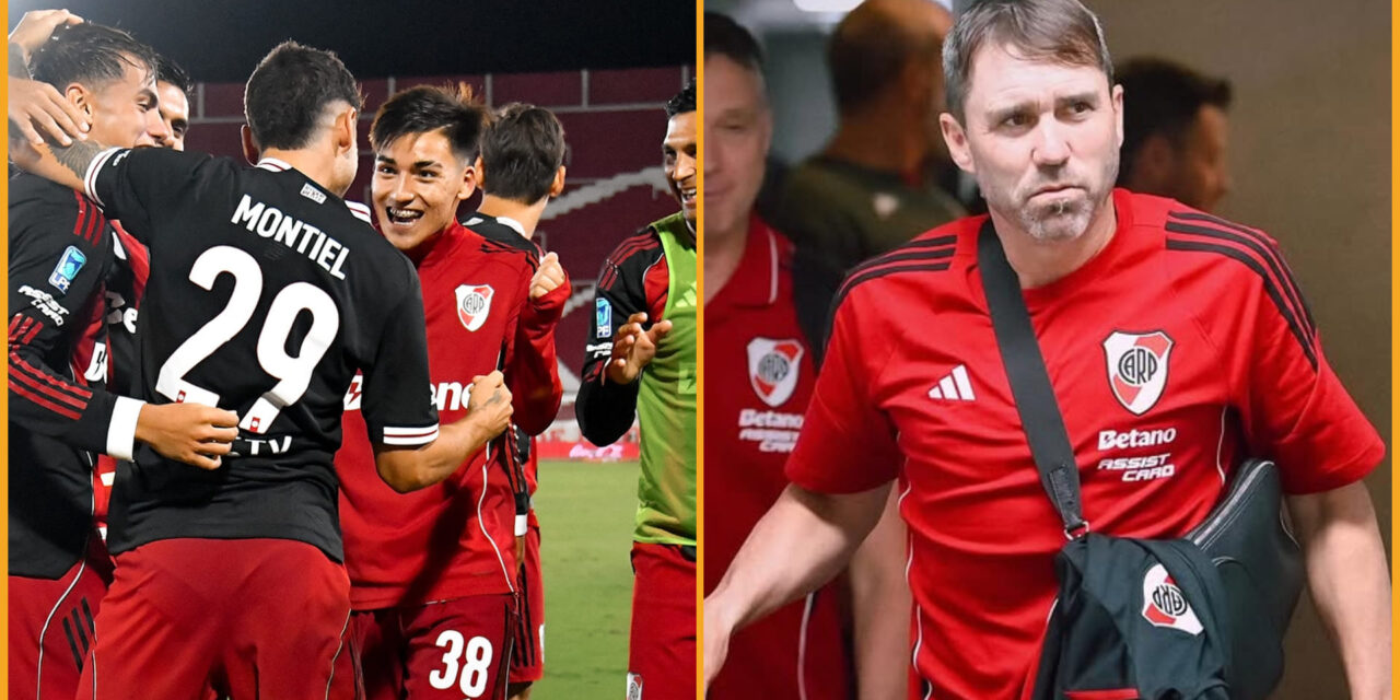 Coudet se estrena en River con victoria 2-1 sobre Huracán