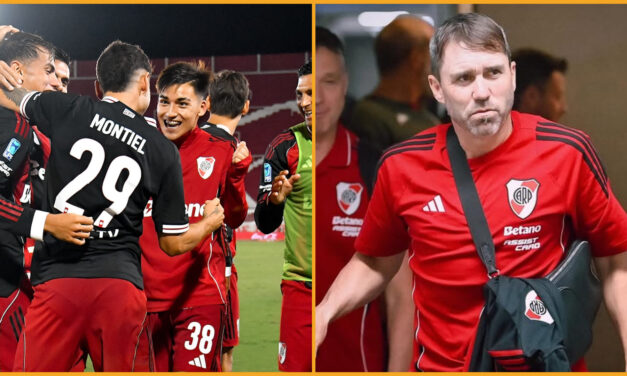 Coudet se estrena en River con victoria 2-1 sobre Huracán