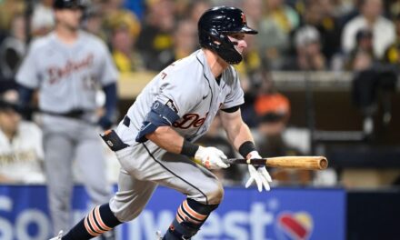 El novato de los Tigers, Kevin McGonigle, conecta un sencillo de dos carreras que rompe el empate en la victoria por 5-2 contra los Padres