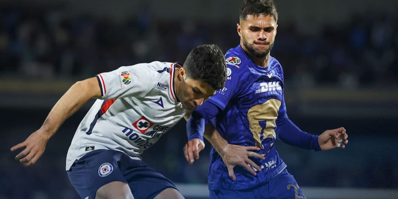Cruz Azul deja ir la victoria y Pumas rescata el empate