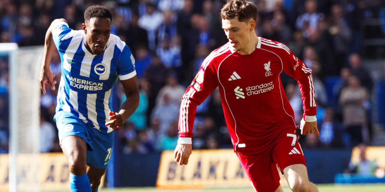 Liverpool pierde 2-1 ante Brighton para continuar su caída libre en la Liga Premier