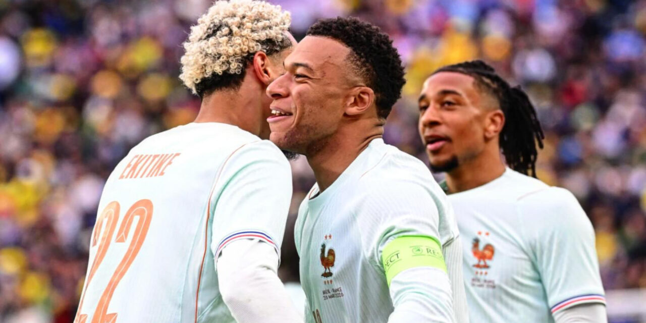 Kylian Mbappé se recupera de lesión de rodilla y guía a Francia a triunfo 2-1 ante Brasil