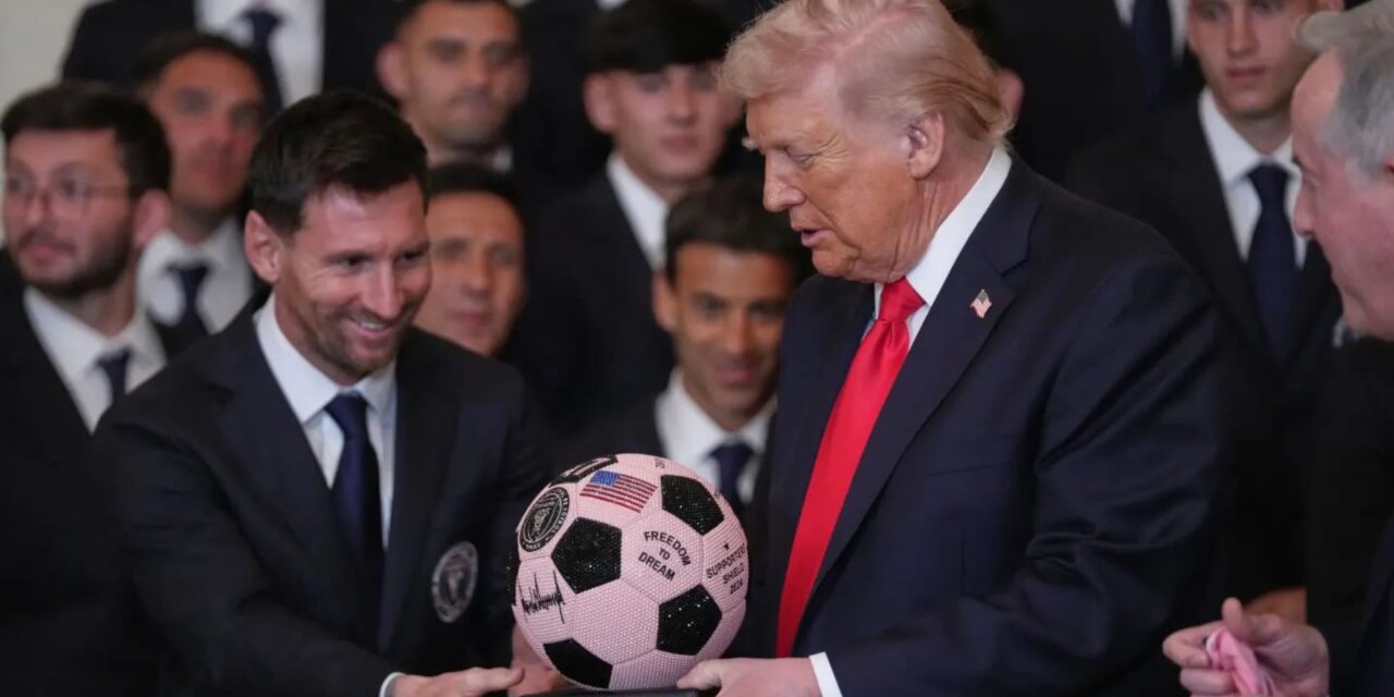 Trump homenajea a Messi e Inter Miami en la Casa Blanca por título de la MLS