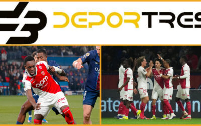 PSG deja puntos en la lucha por el título de la Ligue 1 tras caer 3-1 en casa ante Mónaco(Video D3 completo 12:00 PM)