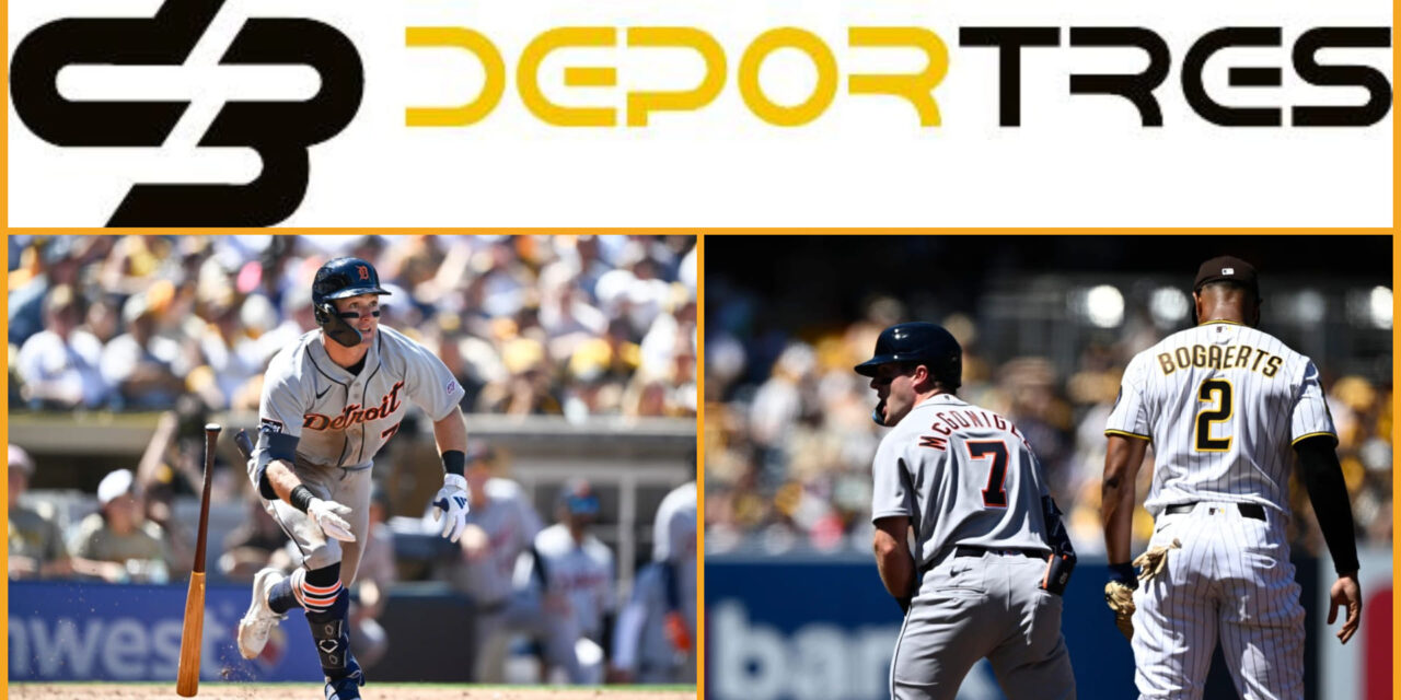Kevin McGonigle comienza su carrera con 4 hits en la victoria de los Tigers por 8-2 sobre los Padres en el día inaugural(Video D3 completo 12:00 PM)