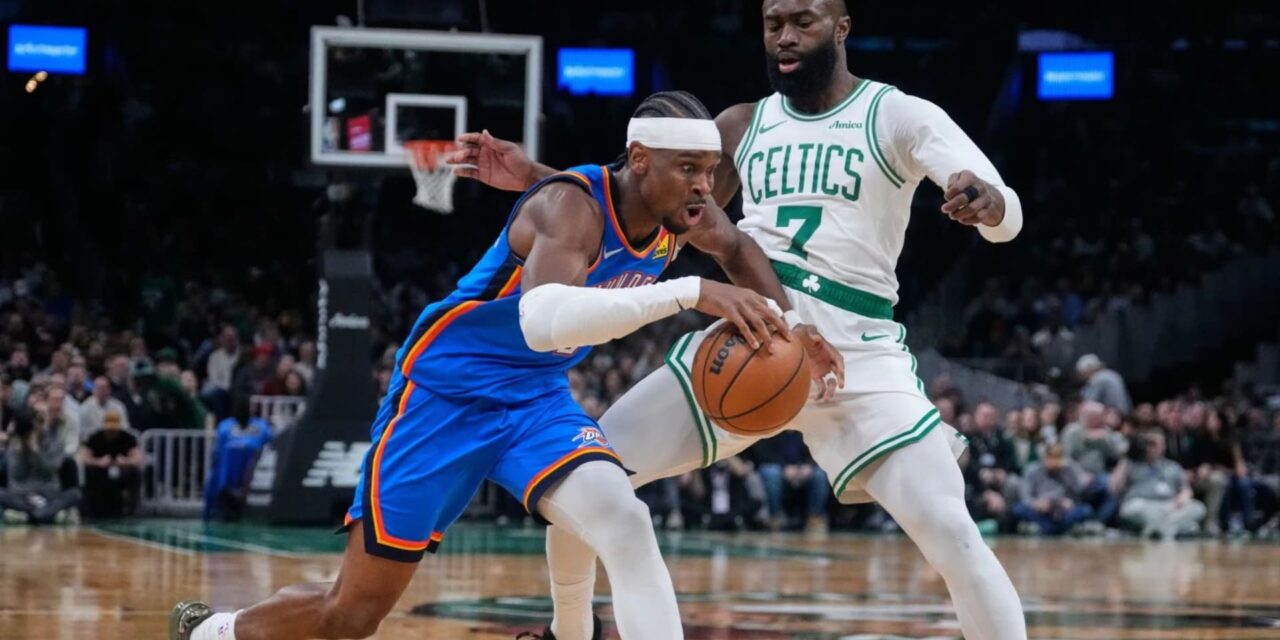 Brown anota 31 y Celtics remontan para vencer 119-109 a Thunder y cortar racha de OKC