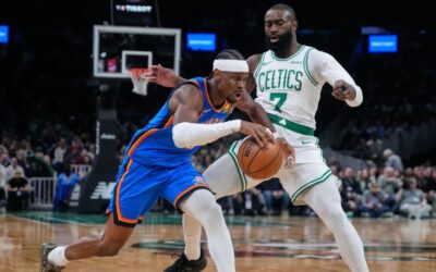 Brown anota 31 y Celtics remontan para vencer 119-109 a Thunder y cortar racha de OKC