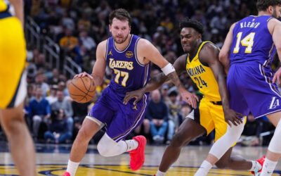 Doncic anota 43 y Lakers vencen 137-130 a Pacers