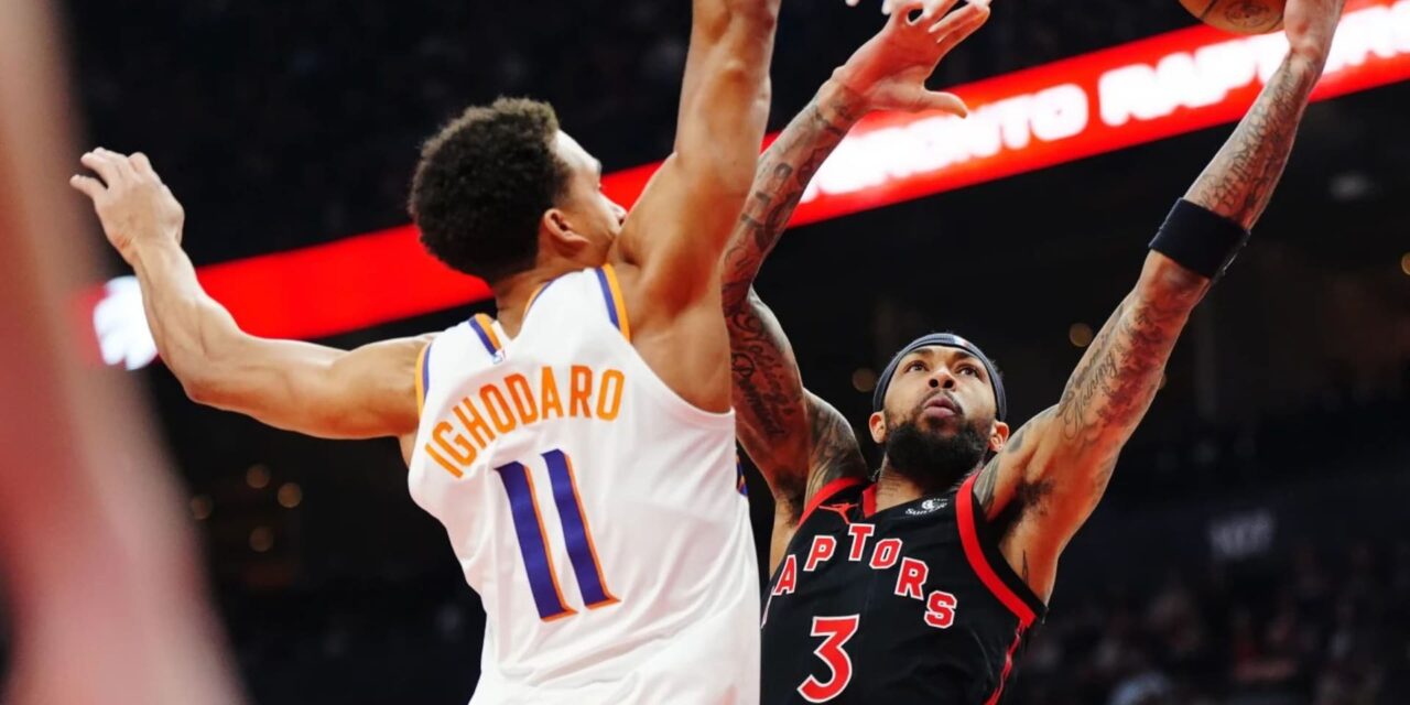 Ingram anotó 36 puntos y los Raptors remontaron para romper la racha ganadora de los Suns