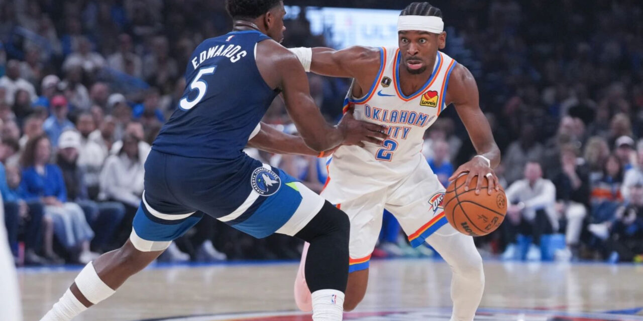Gilgeous-Alexander y el Thunder consiguen su octava victoria consecutiva ante Timberwolves