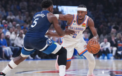 Gilgeous-Alexander y el Thunder consiguen su octava victoria consecutiva ante Timberwolves